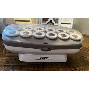Conair Instant Heat Hairsetter 12 Piece Pro Porcelain Series Hot Roller Set